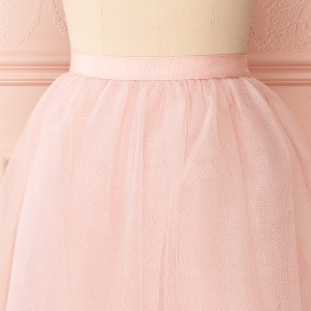 Floor length ball gown skirt